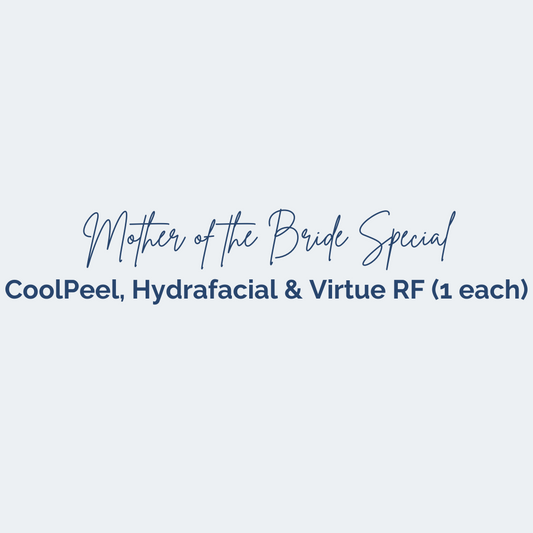 CoolPeel, Hydrafacial & Virtue RF (1 each)
